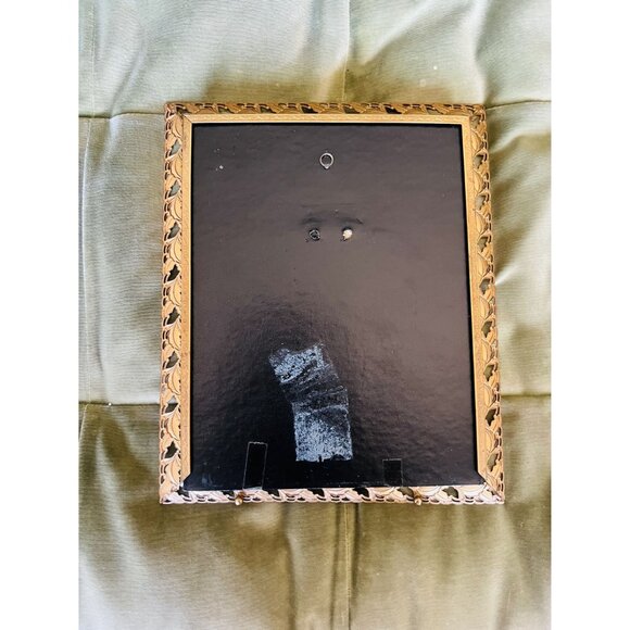 Vintage Ornate Gold Leaf Metal Picture Frame 8x10 - Picture 4 of 6